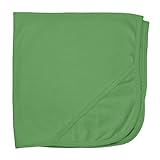 Organic Knitted Terry Hooded Baby Towel, Green by i play [並行輸入品]