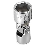 SK Hand Tool 43612 12 Point 1/4-Inch Drive Flex Socket, 3/8-Inch, Chrome [並行輸入品]