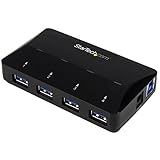 StarTech.com 4ポート USB3.0ハブ 2.4A(アンペア)急速充電専用ポート x1 搭載 ST53004U1C