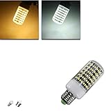 ILS - E27/B22/E14 LED Bulb 13W 1300LM 162 SMD 2835 White/Warm White Corn Light Lamp AC110V