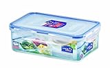 Lock & Lock Rectangular Food Container with Divider, Short, 4.1-Cup, 34-Fluid Ounces [並行輸入品]