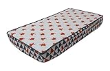 Bacati PFOGCPC1 Playful Foxs Arrows Changing Pad Cover, Orange/Grey by Bacati