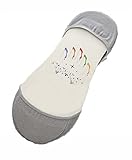 ハイヒールのための5つの特別な靴下のセットアンチスリップコットンインビジブルソックスグレー