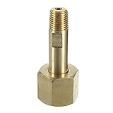 cga-540ナット3乳首、1 / 4 " NPT円柱継手レギュレータInletボトル(酸素) "