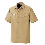ダンガス 半袖シャツ キャメル サイズL 春夏用 891 作業着 作業服