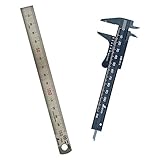 シンワ測定 直尺 ステン 15cm + プラノギスポッケ 10cm
