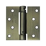 Deltana DSH44U5 Single Action Steel 4-Inch x 4-Inch Spring Hinge [並行輸入品]