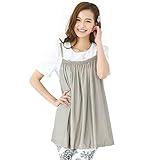 マルマル.モリモリ電磁波カットワンピース　電磁波防止エプロン　電磁波対策　電磁波ケア　マタ二ティウエア　妊婦服　着痩せ