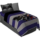Batman vs Superman Twin/Full Quilt with Sham [並行輸入品]