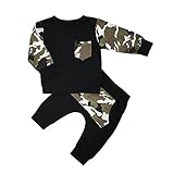 (プタス)Putars ベビー服 子供服 上下セット パーカー 男の子 長袖 迷彩柄 可愛い 秋 冬 スポーツ 運動会 旅行 記念日 プレゼント 6-24ヶ月