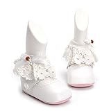 (カエルフロッグ)ベビーシューズ　女の子　赤ちゃん　可愛い　靴　蝶結び　毛糸　編み織　レース　プリンセスシューズ　王女靴　女児　柔らかい　おしゃれ靴　靴下付き　フォーマル靴 結婚式 プレゼント　レザー