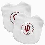 Baby Fanatic Team Color Bibs, University of Indiana, 2-Count by Baby Fanatic [並行輸入品]