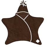 Tuppence & Crumble タッペンスアンドクランブル 星型アフガン Star Wrap スターラップ 0-4ヶ月用 チョコレート