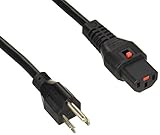 エイム電子 抜け防止 ロック電源ケーブル NEMA5-15P/IEC-C13 Lock 3m 電気定格:12A/125V PSE対応 APW12-5-15/C13LK-03