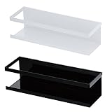 キッチンラック 調味料ラック スパイスラック 自立式メッシュパネル用 ワイドラック TOWER タワー(ホワイト)