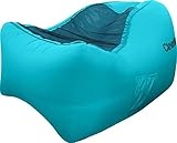 clevermade quikfill Airchair : ReclinerスタイルInflatable Lounger withコンパクトストレージ、ティール