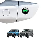 スズキ ジムニー JIMNY 車ロック保護ステッカー ドアロック鍵穴ステッカーデカール jimny ジムニー JB64 ジムニーシエラJB74 に 全シリーズ 車用室外ドアハンドル 装飾アクセサリー 車のドアロックカバー プロテクター キーシリンダーエンブレム キーホール キーシリンダーガード 4枚セット ナイトライトモード (スズキ ジムニー JIMNY)