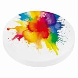 PATIKIL 30 枚 コットン水彩紙 円形 140lb/300 G S M コールドプレス 水彩 特厚口画用紙 アート ペイント 絵画 アーティスト用 127mm
