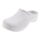 B Blesiya プロ　ワークシューズ　作業靴　　滑り止め　軽量　抗菌　衝撃吸収　通気　自宅　白　多サイズ選べ　　 - 41, 白