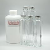 ハーバリウムオイル＆ボトル (200ml 2本&150ml 3本, 六角瓶)