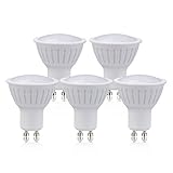 5-Pack Not Dimmable GU10 LED Light Bulbs 30W Halogen Bulbs Equivalent,3W GU10 Spot Listed, 270lm, 12