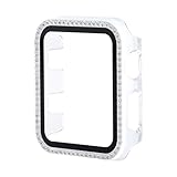 HanaRo AppleWatch用 ラインストーン ケース 41ｻｲｽﾞ ｸﾘｱ