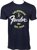 FENDER Baja Blue T-Shirt Blue L Tシャツ