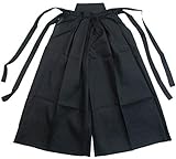 マジックナイト カラー袴 ひも付き ポリエステル65% コットン37% コスチューム 黒 男女共用 160cm-180cm