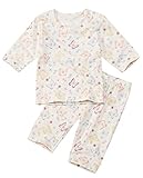 【あるこんたるこん】 (EFO) ベビー キッズ ジュニア ルームウェア フワリ 女の子 パジャマ 7分袖 ハーフパンツ (90)