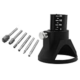 Flameer ドリルビットセット（6本）　HSS　ルータードリル　カッティングガイド付き　ロータリー　切削ツール　