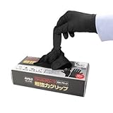 バリアローブ No.2190 ニトリルグローブ IGAブラック L 50枚入り