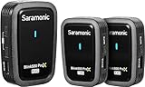 Saramonic サラモニック 2.4GHz マイクロワイヤレスマイクシステム 送信機×2個、受信機×１個 ブラック Blink 500ProX-Q20 【国内正規品】