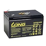 高サイクルタイプ LONG 12V 12Ah 高性能シールドバッテリー WP12-12E 電動バイク 電動リール モーター系電源に