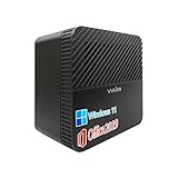 wajun ミニPC Pro-X1/Win11 Pro/MS Office 2019/Celeron J4125 2.0GHz(4コア)/DDR4メモリー:6GB/SSD:1TB/USB 3.0/HDMI/無線機能/Bluetooth/2022 (整備済み品)