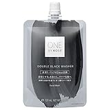 ONE BY KOSE(ワンバイコーセー) 洗顔 毛穴 ダブル ブラック ウォッシャー 本体 140g 皮脂 くすみ 角質 クレイ
