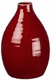 Sullivan's 5.5'' Decorative Ceramic Vase (Red) [並行輸入品]