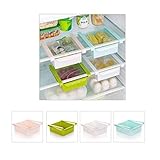 Kicode 多目的冷蔵庫保管は、スペースセーバーの食品容器ラック