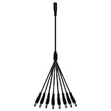 LEDテープ用 分岐ケーブル 8分岐 DCジャック 8分配 8分配ケーブル 分岐仕様 コネクタ 12V 3528SMD 5050SMD 変換コネクタ / 分岐 / 分配 / 並列 / DCジャック /