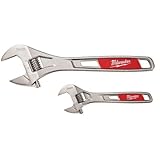 Milwaukee 48-22-7400 2-Piece 6 in. and 10 in. Adjustable Wrench Set [並行輸入品]