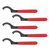 Baosity 5本　フックレンチ　ER　スパナ　チャック ナット　CNC　コレット　ER-32　高炭素鋼