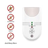 SEICOSY 多機能 電子超音波 ネズミ 駆除器 電磁波/ゴキブリ駆除機 鼠/蝿/虫/ゴキブリ/シロアリ/クモに有効 マイナスイオン機能付き