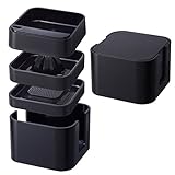 お玉 おたま お玉置き お玉スタンド おたま スタンド おろし器 しぼり器 鍋蓋 ラック 鍋蓋 スタンド 調理＆お鍋セット タワー ブラック 02307