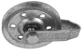 National Hardware V7634 3" Pulleys(2) w/Fork, Axle Bolt and Nut in Galvanized [並行輸入品]
