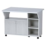 不二貿易 バタフライキッチンカウンター 幅90cm ホワイトウォッシュ 98726