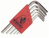 BONDHUS(ボンダス) 六角レンチセット ショート 6本組 ミリタイプ HLX6MSB