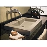 Swanstone WB02218.126 U.2700X-Apc Metropolitan Palladio Above Counter Bathroom Sink, Cloud Bone [並行輸