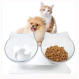 EVELTEK 猫 フードボウル 猫 えさ 皿 犬 食器 テーブル ダイニング フードボール ペット食器スタンドセット