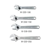 ホーザン:モンキーレンチ ＜W-230＞ 型式:W-230-100