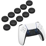 PS5/PS4 用 コントローラー 交換用スティックキャップ Edge ハンドル 交換用 全面保護 滑り防止 取り付け簡単 10個キット