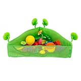 Saflyseお風呂用　おもちゃ収納用　ベビーおもちゃ入れ　トイケース　コーナーネット　バスネット　男女兼用 (グリーン)